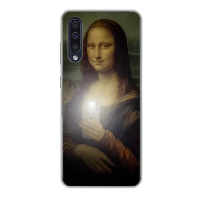 Produktbild von MuchoWow® Handyhülle Schutzhülle Hülle für Samsung Galaxy A50 Mona Lisa - Da Vinci - Telefon Silikon Softcase Handy Hülle - Mobiltelefonhülle