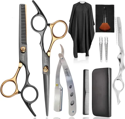 Produktbild von Professionelles Friseurscheren-Set Haarschneidezubehör 11 Stk