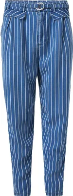 Produktbild von Salsa Jeans Baggy Lyocell Bleach Stripes Jeans Blau XS / 28 Frau Blau XS