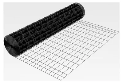 Produktbild von Gartenzaun, 122 cm x 15,2 m, Maschenweite 5,08 x 10,16 cm, φ2,25 mm, verzinkter Stahldrahtzaun für Nutztiere