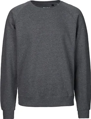 Produktbild von Neutral O63001 | Uni Sweatshirt / 100% Fairtrade-Baumwolle - Farbe: Dark Heather - Größe: XS