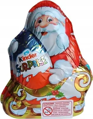 Zdjęcie produktu dla czekoladowa figurka Ojca Świętego z niespodzianką dla dzieci 75g