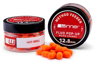 Obrázek produktu pro Method/Feeder Fluo Pop-Up Micro Chunks 20g Červený Krill