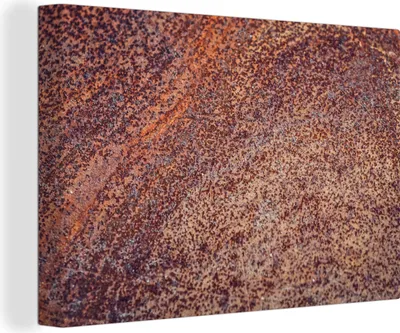 Obrázok produktu pre OneMillionCanvasses® - Obrazy na plátne - 140x90 cm, Hrdza - Vzor - Abstraktné, Nástenné umenie Tlač Dekorácia na stenu - Fotografia na plátne - Maľba na drevenom ráme