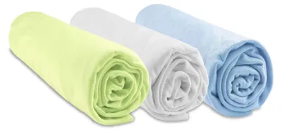 Productafbeelding van Set van 3 hoeslakens voor babybed 32 x 72 cm van 100% bamboe