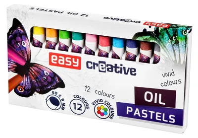 Immagine prodotto di Pastelli a olio, 12 colori EASY - Easy Stationery