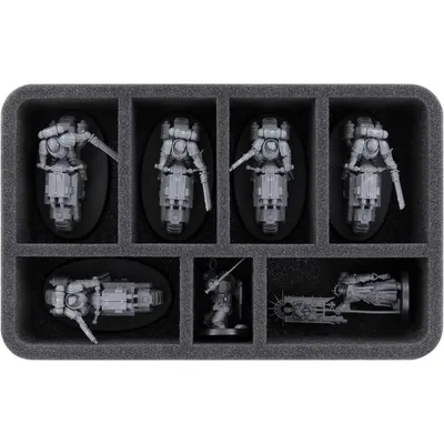 Zdjęcie produktu dla Wkładka z pianki z 7 przegrodami na figurki Deathwatch