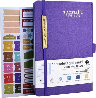 Immagine prodotto di Agenda 2026-2027 - Formato A5 - Panoramica di 18 mesi - Pianificatori settimanali e mensili a due colori