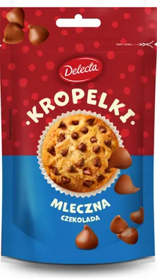 Zdjęcie produktu dla Delecta Kropelki Mleczna Czekolada 80G