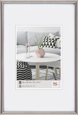 Obrázok produktu pre Walther Design Galeria, Rámček na jeden obrázok, Plast, Oceľ, Múr, 13 x 18 cm, Obdĺžnikový
