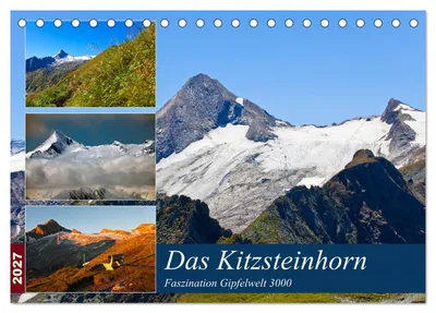 Produktbild von Das Kitzsteinhorn (Tischkalender 2027 DIN A5 quer), CALVENDO Monatskalender
