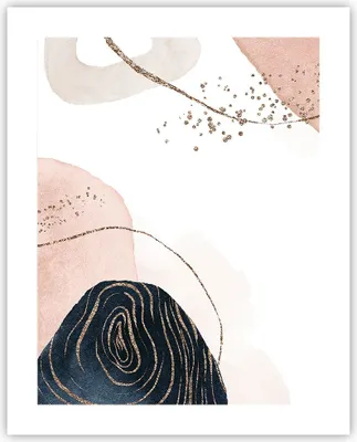 Produktbild von Poster - Poster ohne Rahmen - Abstraktion Modern Grafik - 40x50 cm - Wand Bild - Wanddeko - Wandbilder - Kunstposter - Wandposter - Bilder - Kunstdruck - Wanddekoration - Wandbild - P2XPA40x50-4217