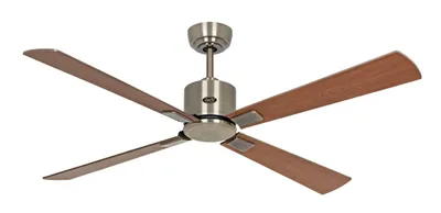 Immagine prodotto di Ventilatore da soffitto a risparmio energetico Eco Neo III 132 cm Ottone antico Lame Noce / Ciliegio con telecomando