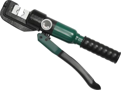 Zdjęcie produktu dla Hydrauliczne szczypce do zaciskania końcówek kablowych – szczypce do zaciskania YQK-70 – siła zacisku 6 t – zakres 4–70 mm² – do końcówek kablowych i przewodów akumulatorowych – zielone