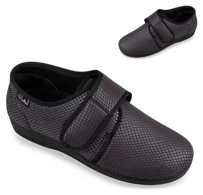 Obrázok produktu pre Dámske uzavreté zdravotné papuče na suchý zips Mjartan 6091 S05