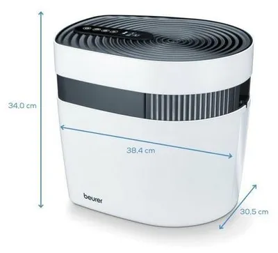 Produktbild von Beurer MK 500 + Salz ONP Luftbefeuchter Dampf 6 l Weiß 24 W