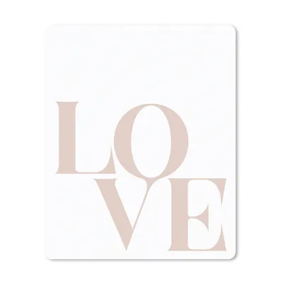 Produktbild von MuchoWow® Mauspad Mousepad Text - Zitate - Liebe 30x40 cm - Mousepads - Maus Mat - Pad - Mausunterlage - Mausmatten