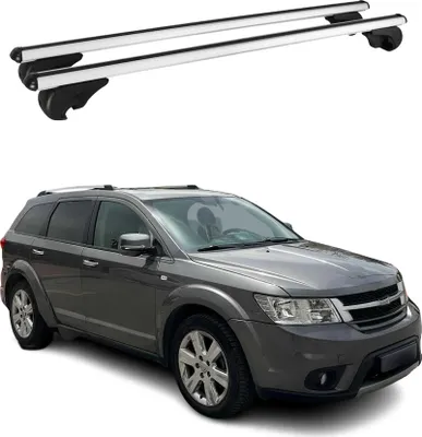 Produktbild von Dachträger Grundtäger für Fiat Freemont 2011-2016 75kg Aluminium Silber 2 tlg
