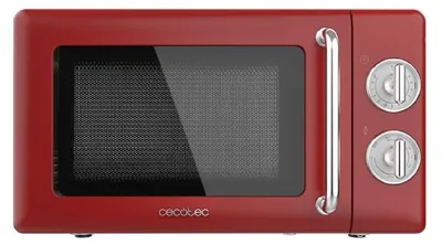 Image de CECOTEC 01710 - Micro-ondes de 20 L avec grill ProClean 3110 Retro Red