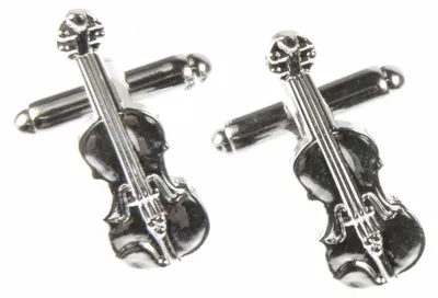 Produktbild von Geige Violine Manschettenknöpfe Miniblings Knöpfe + Box Geiger Orchester Musiker