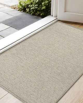 Produktbild von Fußmatte für den Innenbereich 44×75 cm, beige, dünn/saugfähig, Eingangsbereich/Flur.
