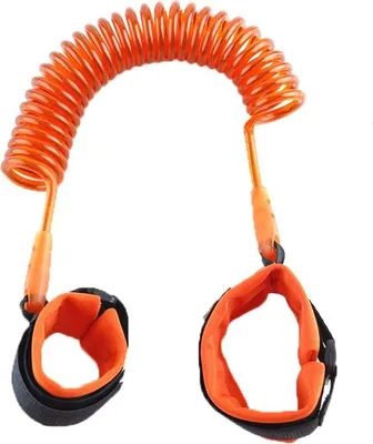 Immagine prodotto di Braccialetto per bambini | Fascia da polso | Imbracatura per bambini | arancione | 2,5 metri