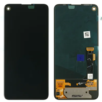 Produktbild von Google Pixel 4a 5G Display Modul, schwarz