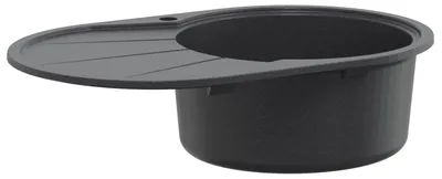Productafbeelding van Keukenspoelbak enkele bak Graniet 77 x 49 x 20.5 cm Grafiet