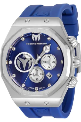 Obrázek produktu pro TechnoMarine Reef TM-520001 Pánské Hodinky - Quartz Hnutí - Nerezová Ocel s Modrým Ciferníkem - 45 mm