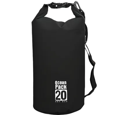 Produktbild von Vodotěsný vak Duffel Dry Bag 20 L vodotěsný batoh Vodotěsná taška Stowage Bag ramenní popruhy Nosná rukojeť ventil balení taška pro vodní sporty Retoo