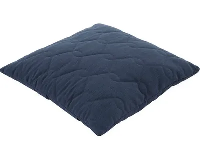 Produktbild von Kissen Zierkissen 45 x 45 x 14 cm 50 % Baumwolle, 50 % Polyester blau