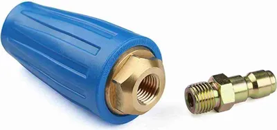 Zdjęcie produktu dla Dysza turbinowa do myjek wysokociśnieniowych, maks. 4000 psi, obrotowa dysza do myjek wysokociśnieniowych z szybkozłączką 1/4" do usuwania rdzy z kory