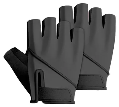 Produktbild von Fitnesshandschuhe, leichte, atmungsaktive Sporthandschuhe, Trainingshandschuhe für Gewichtheben, schwarz, Größe L