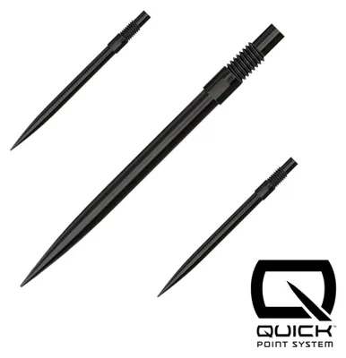 Zdjęcie produktu dla Metalowe końcówki - Quick Points - czarne - 30 mm