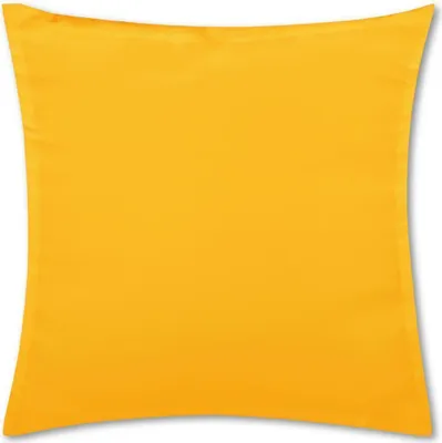 Produktbild von Kissenhülle (Serie Ellen) 40x40cm Zierkissenhülle Dekokissenhülle Dekokissen, Farbe: Hellorange