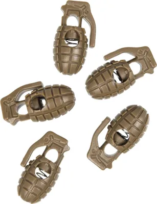 Produktbild von Mil-Tec Kordelstopper Handgranate, 10 Stück, coyote