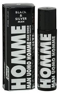 Image de Eau de toilette pour homme Black and Silver - 100ml