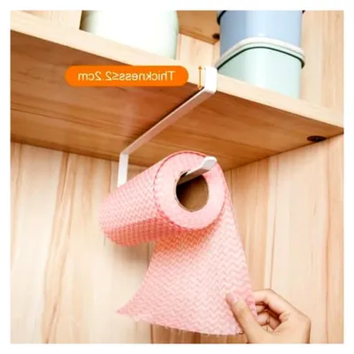 Produktbild von Küchenrollenhalter ohne Bohren, Wandmontierter Papierrollenhalter für Küche und Badezimmer