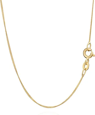 Produktbild von 55cm Panzer Kette 585er Echt Gold Kette 1,4g Panzerkette 0,8mm Breit 1928
