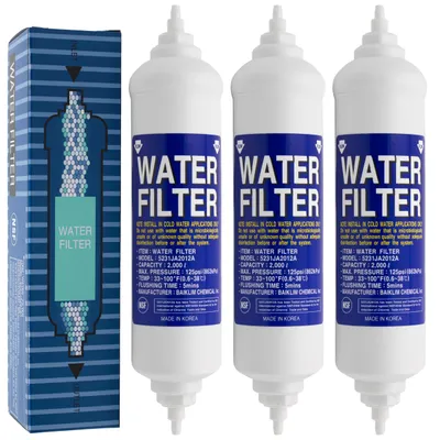 3x Wasserfilter 5231JA2012A für LG Kühlschränke