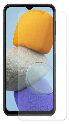 A screen protector is shown on top of a smartphone display.