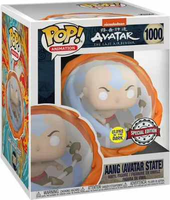 Produktbild von funko Sammelfigur Avatar Aang All Elements Glow In The Dark Exclusive Vinyl Mehrfarbig One Size