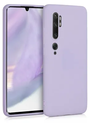 Produktbild von kwmobile Handyhülle für Xiaomi Mi Note 10 / Note 10 Pro Hülle - weiches Handy Silikon Case - Schutzhülle Cover - Lavendel