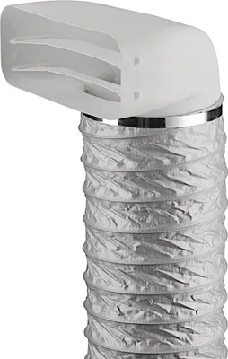 Immagine prodotto di Naber COMPAIR PRIME flow® P-URX 150 deflettore 90° con condotto flessibile 500 mm 4051014