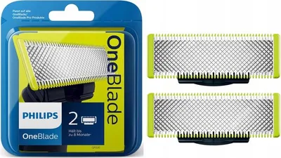 Obrázok produktu pre Philips Norelco OneBlade QP220/50, Holiaca čepeľ, Čierna, Zelená, Nerezová oceľ, QP25xx, QP65xx