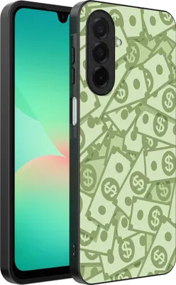 Productafbeelding van Smartphonica TelefoonhoesjeGeschikt voor Samsung Galaxy A26 met geldmotief - TPU achterkant hoesje met geldontwerp