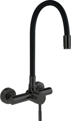 Immagine prodotto di Wall-mounted kitchen faucet with bent spout