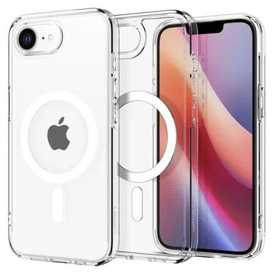 Image de SPIGEN Spigen Ultra Hybrid (MagFit) iPhone 16e Case Clear White