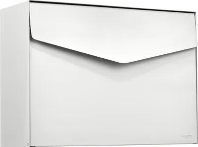 Produktbild von MEFA Briefkasten Letter 111 weiß Postkasten mit Sicherheitsschloss Briefbox