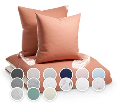 Produktbild von sleepwise Bettwäsche 135x200 Sommer Bettwäsche 2tlg- , Traumhaft Weich, Atmungsaktiv, Bügelfrei & Knitterfrei - Bettbezug Set aus weicher Mikrofaser mit 80x80cm Kissenbezug, Floral